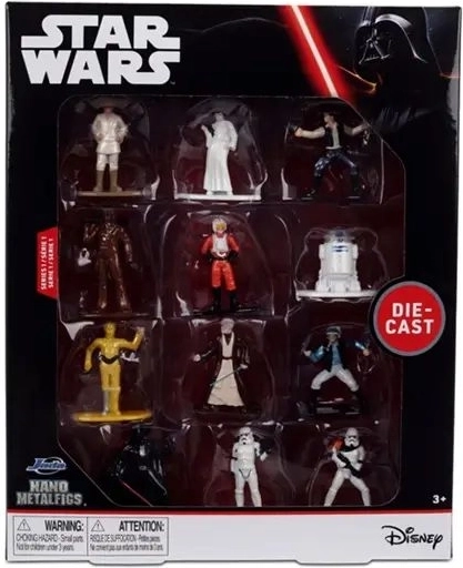 Jada Star Wars set metalen figuurtjes 4 cm (12 stuks)