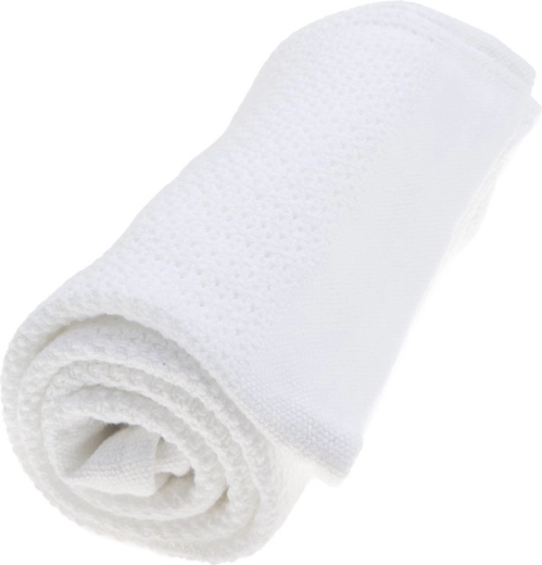 Vinter & Bloom deken Soft Grid Organic bright white