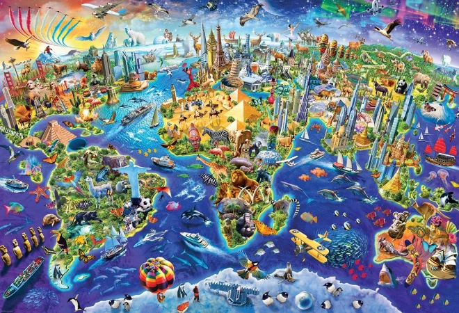 Puzzel Gekke Wereld 2000 stukjes EUROGRAPHICS