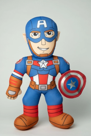 Pluchen Captain America met geluid 20 cm (Marvel)