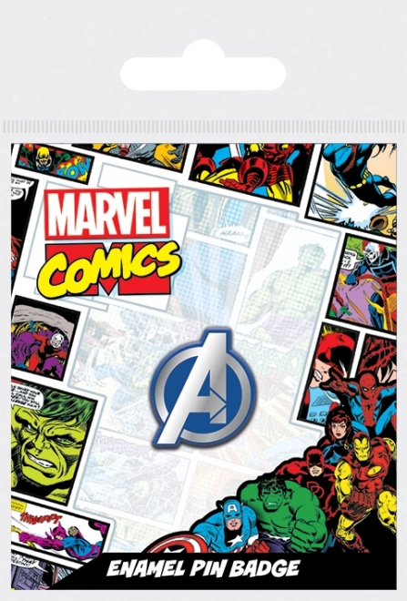 Geëmailleerde Avengers-speld 25 mm