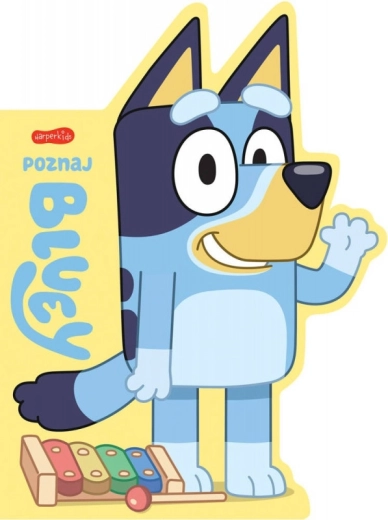 Maak kennis met Bluey - kartonnen boek in de vorm van een hondje