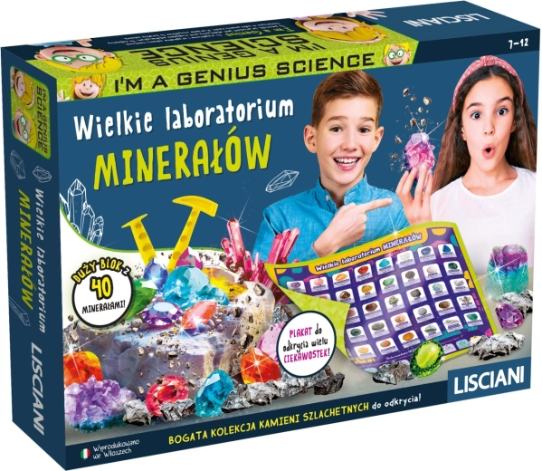 I’m a Genius groot mineralenlaboratorium