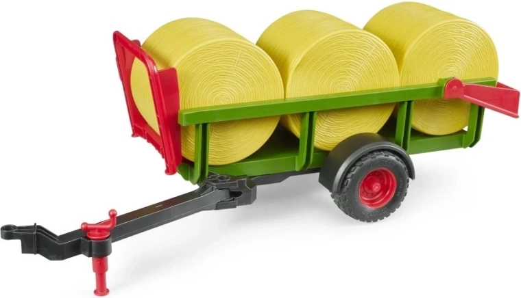Bruder transporter voor balen met 3 balen
