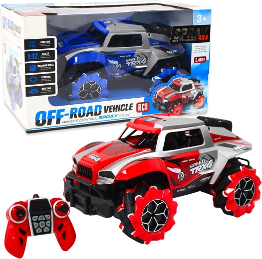 RC terreinwagen 1:12 met rookeffect
