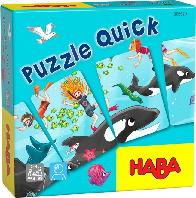 Haba mini spel voor kinderen Snelle Puzzel