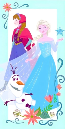 Frozen badlaken - 1 stuk