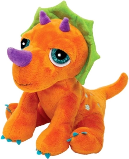 Pluchen dinosaurus Triceratops – zachte handpop-boa