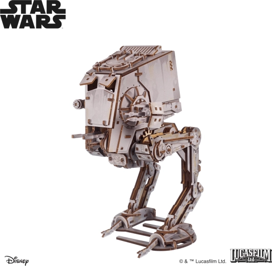 Ugears 3D houten mechanische puzzel AT-ST Walker STAR WARS 1:36