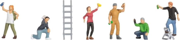 Noch set figuurtjes spuiters (H0)