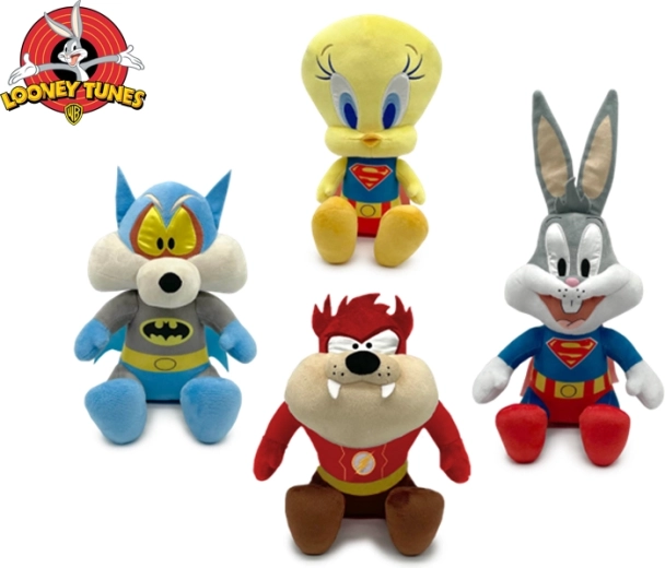 Looney Tunes pluchen figuur superheld 23 cm, zittend