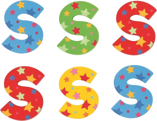 Bigjigs Toys houten letter Sterretje S