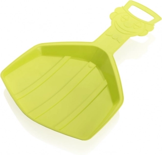 Clown limegroen kinder glijschotel