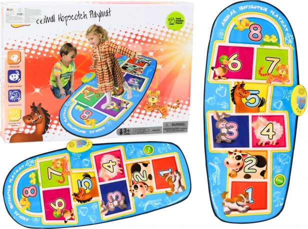 Dansmat Interactief spel in de klas Dieren 8 melodieën