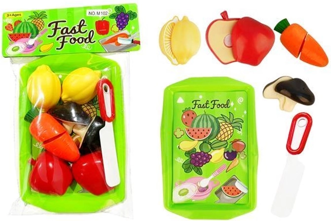 Fruit en groenten om te snijden – kinderset