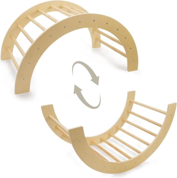 Klimboog 2-in-1 natuurlijk voor kinderen