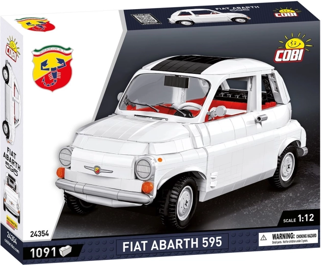 Cobi Fiat Abarth 595 bouwset 1:12 (1091 onderdelen)