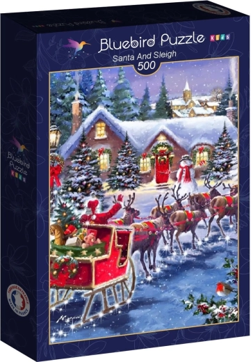 Bluebird puzzel Santa's slee 500 stukjes