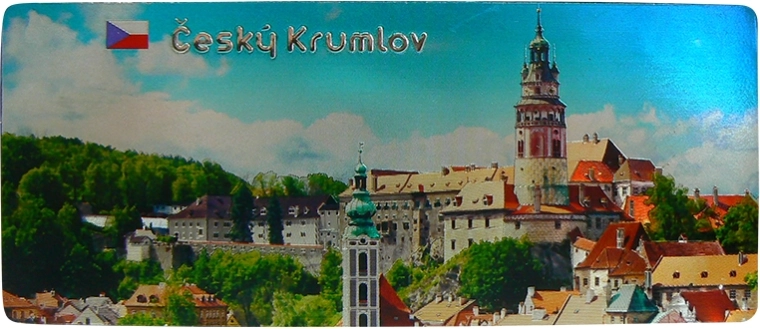 Magneet Český Krumlov – stijlvolle souvenir