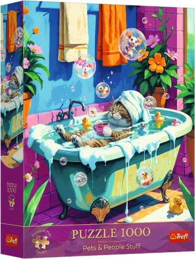 Puzzel 1000 Premium Plus – miauw, relax, herhaal