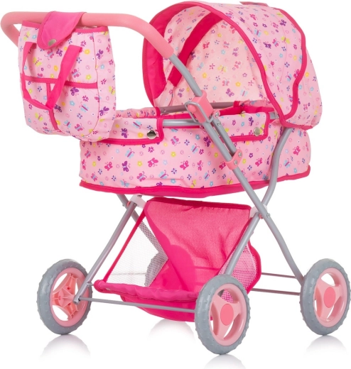 Chipolino diepe poppenwagen Dora – Butterflies