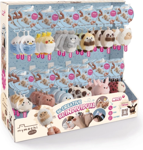 Nici MyMochi Minis Serie 3 – display met hangers 5 cm, 36 stuks, mix