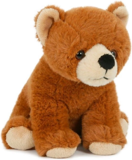 Pluchen bruine teddybeer zittend 19 cm