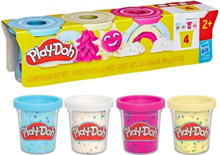 Play-Doh set met bekers en confetti