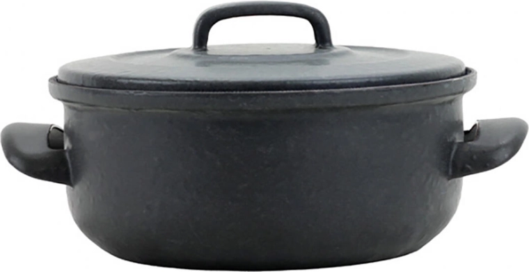Geglazuurde pan met deksel 16 cm, 1,25 l