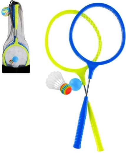 Badmintonset met metalen rackets