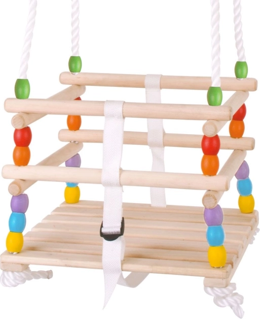 Houten kralenschommel voor kinderen Bigjigs Toys