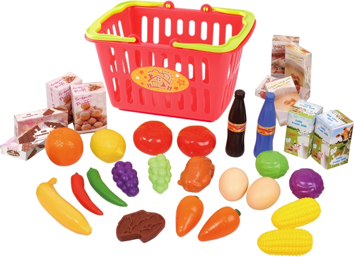 Playgo mijn boodschappenmand – set 32 stuks