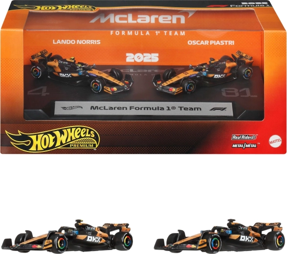 Hot Wheels Premium Formule 1 McLaren Team 2-pack