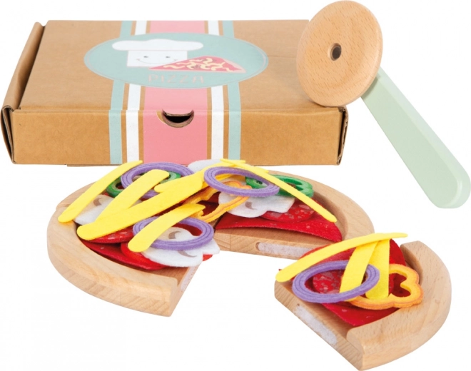 Houten pizzaset SMALL FOOT voor kinderen