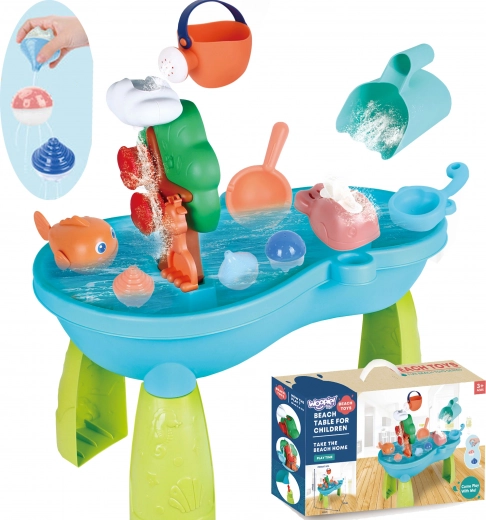 Kinderen Watertafel 2-in-1 met Zandbak en Waterval WOOPIE