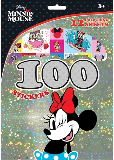 Minnie – set met 100 stickers en kleurplaten