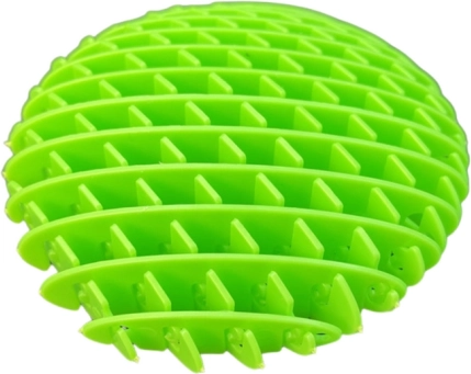 Fidget antistress elastisch sensomotorisch speeltje groen 10 cm