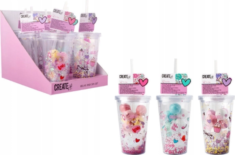 Create It! spa-badbommen in een beker voor kinderen