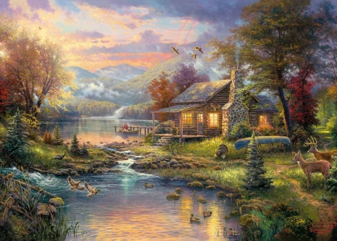 Puzzel Natuurlijke Paradijs 1000 stukjes van Schmidt