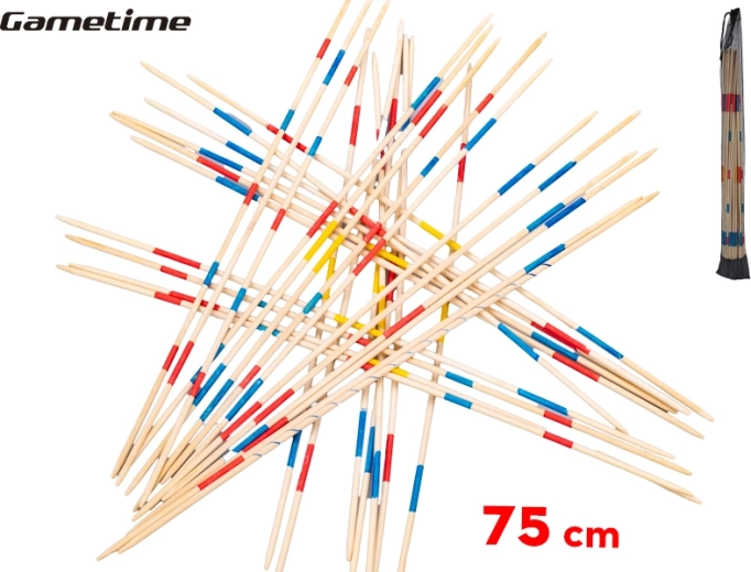 Gametime mega mikado 75 cm – houten familiespel