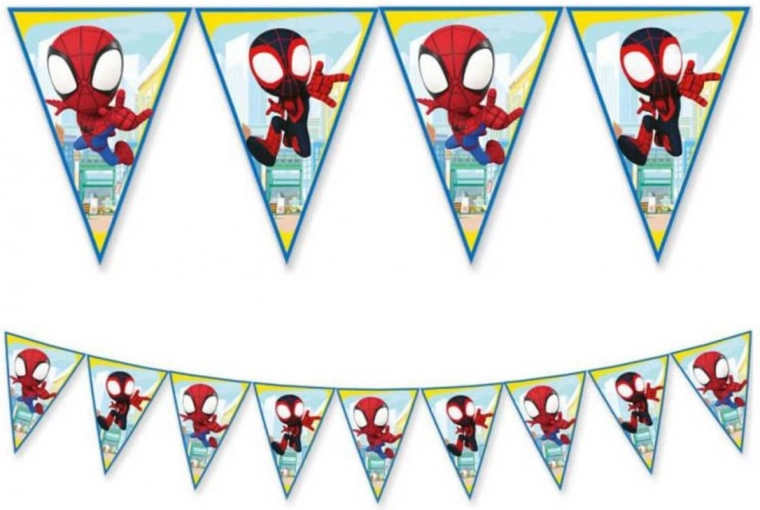 Vlaggenlijn Spidey 2,3 m