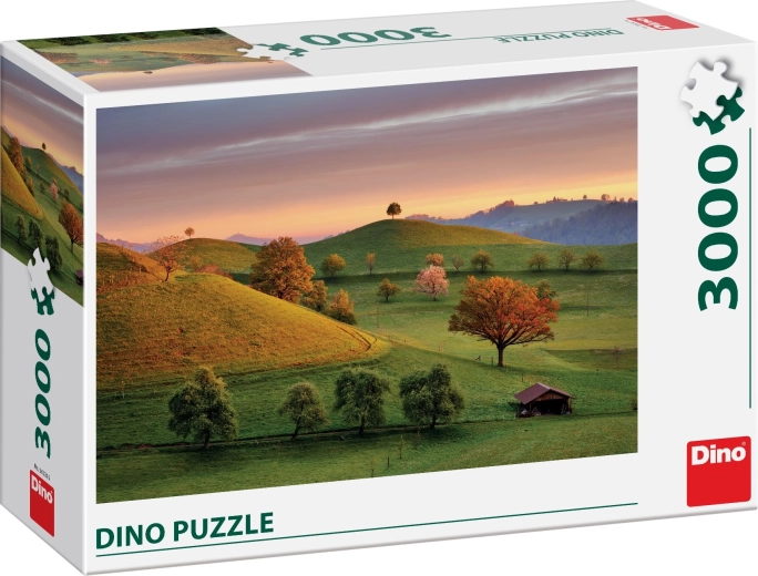 Dino puzzel Sprookjesachtige zonsopgang 3000 stukjes