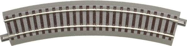 Roco geoLINE bochtspoor R2 met ballastbed