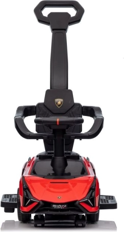 Lamborghini QLS-996T loopauto met duwstang Rood