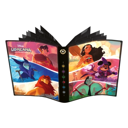 Disney Lorcana 9-vaks album voor kaarten Mickey, Vaiana, Cruella De Vil - 1 stuk