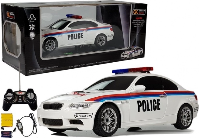 Afstandsbediende politieauto 1:18 R/C