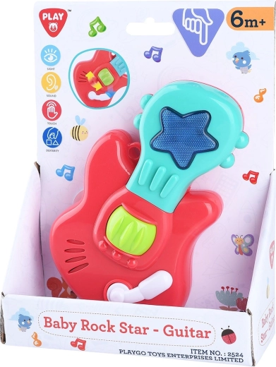 Playgo kindergitaar voor kleine rocksterren