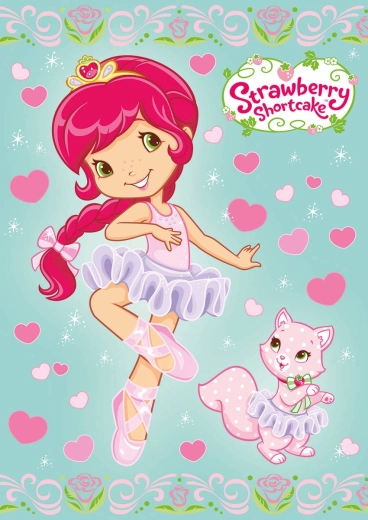 Akim kleurplaten A4 Strawberry Shortcake (Jahůdka)
