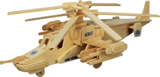 Houten 3D-puzzel helikopter