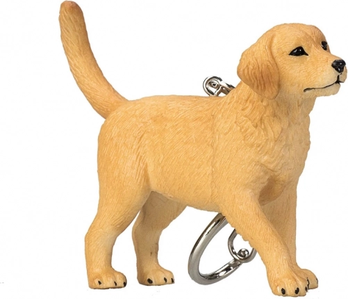 Sleutelhanger in de vorm van een golden retriever